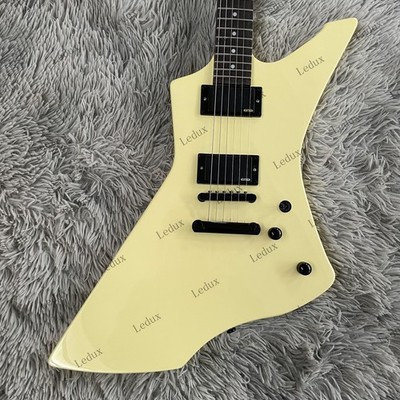 James Hetfield Snakebyte Electric Guitar 2EMG Pickup 6 Strings Nickel Part Cream