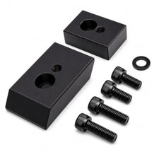 Front Seat Riser Kit, 0.75" Solid Aluminum Lift Spacer Block Recline System