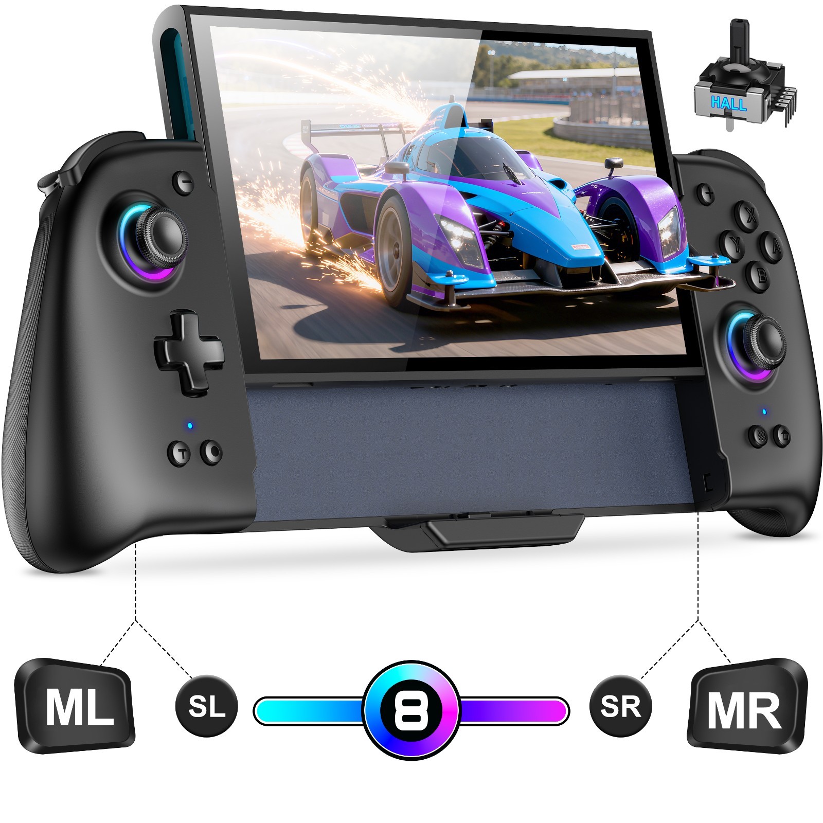 Black (one-piece Joypad)