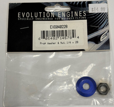Evolution RC Engine .36-.52 .36 .40 .46 .52 Prop Washer and Nut EVO040288