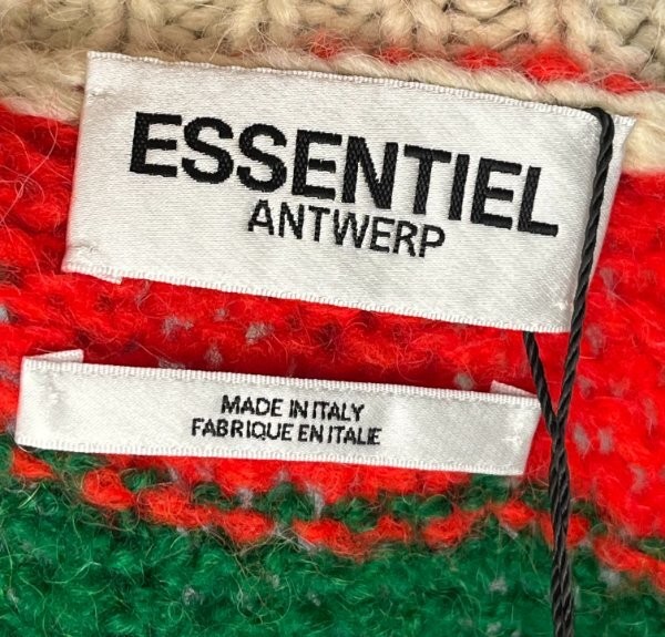 ESSENTIEL ANTWERP Sz M Medium Gradation Jacquard Knit Pullover Sweater NWT image 3