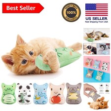 5PCS Catnip Plush Toys for Indoor Cats - Interactive Teething Soft Toys