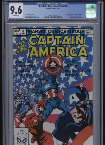 CAPTAIN AMERICA ANNUAL #6 CGC GRADE 9.6