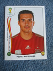 Panini Sticker Bild Fußball WM World Cup 2014 - Nr. 124 - Pedro Rodriguez