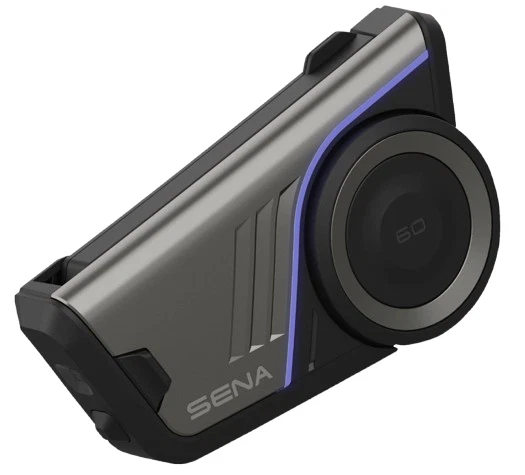 Sena 60S Motocicleta Comunicación Auriculares Malla Onda Bluetooth Kit Completo - PLATEADO Foto 2 de 3