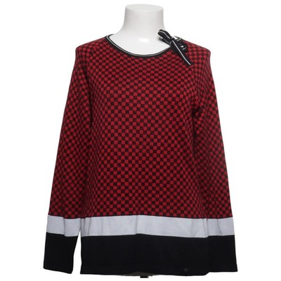 Golléhaug, Strickpullover, Größe: 42, Rot/Schwarz/Weiß, Acryl/Baumwolle #rmV