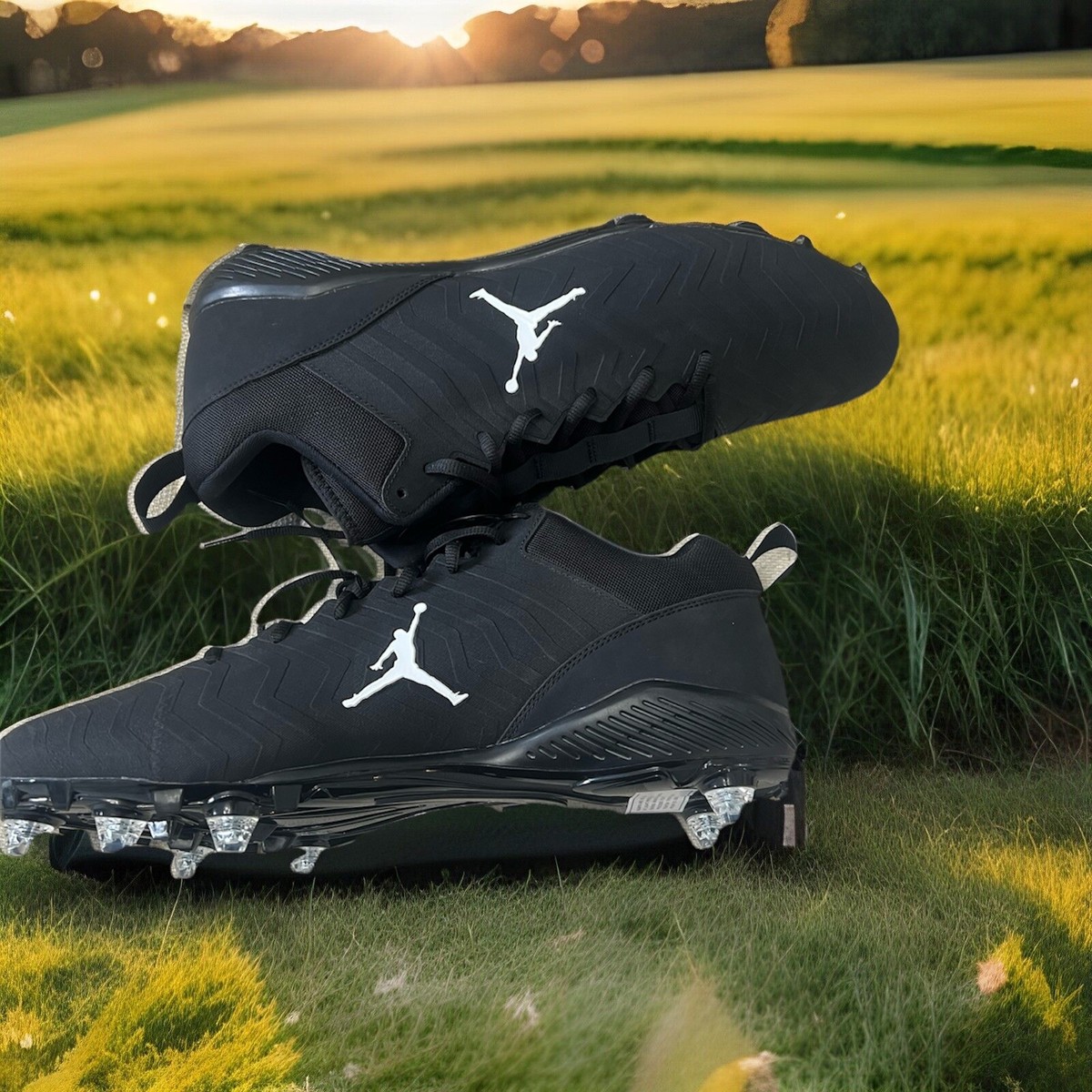 Nike Jordan Alpha Menace Pro 2 Florida Gators DO6378-001 Mens 16 Football Cleats Nike Jordan Alpha Menace Pro 2 Florida Gators Football  main image 3