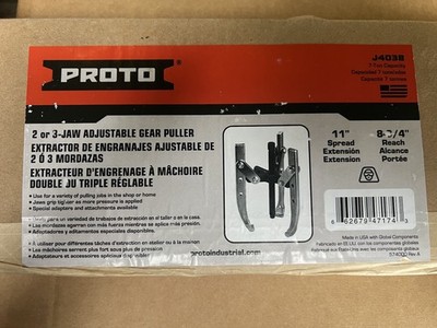PROTO J4038 Mechanical Jaw Puller , 3 Way, 7 ton Capacity (662679471743)
