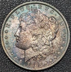 1883-O Morgan Silver Dollar $1 STUNNING TONING - Old Glory C&C Daily 1c Auction!
