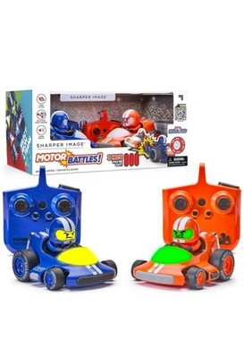 Sharper Image ferngesteuerter Motorschlachten Stoßfänger Auto neu geöffnete Box nie benutzt 
