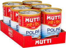 Mutti Finely Chopped Tomatoes 400G (Pack of 6)