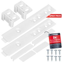 2X TüRmontageset Wie Aeg 2230349041 FüR SchlepptüR KüHlschrank Gefrierschrank
