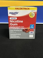 EQUATE Anti Smoking Nicotine Coated Gum - 2mg 160 Count Exp 2027