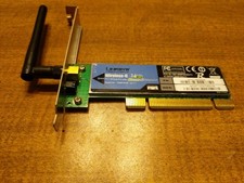 Linksys WMP54GS v1.1 Wireless-G 2.4GHz 802.11g PCI Network Adapter Card