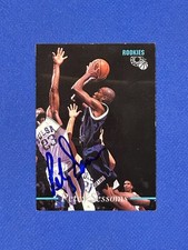 1995 Classic Rookies Petey Sessoms Auto autograph signed Basketball i