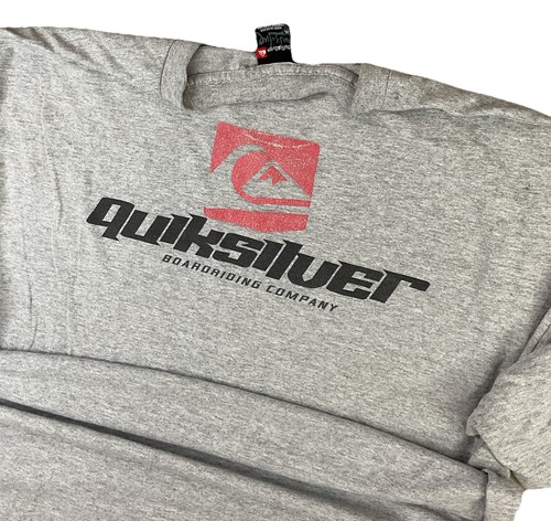 Quiksilver Long Sleeve T-Shirt Mens XL Grunge Surf Skate Y2K Distressed Vintage
