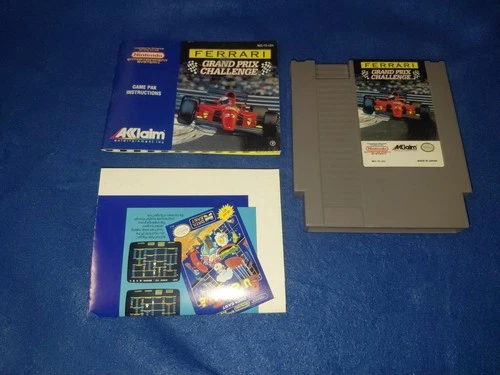 Ferrari Grand Prix Challenge Nintendo NES Authentic Instruction Manual Booklet