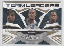 2009 Panini Rookies & Stars Team Leaders Gold /500 Chris Paul David West #19 0a1