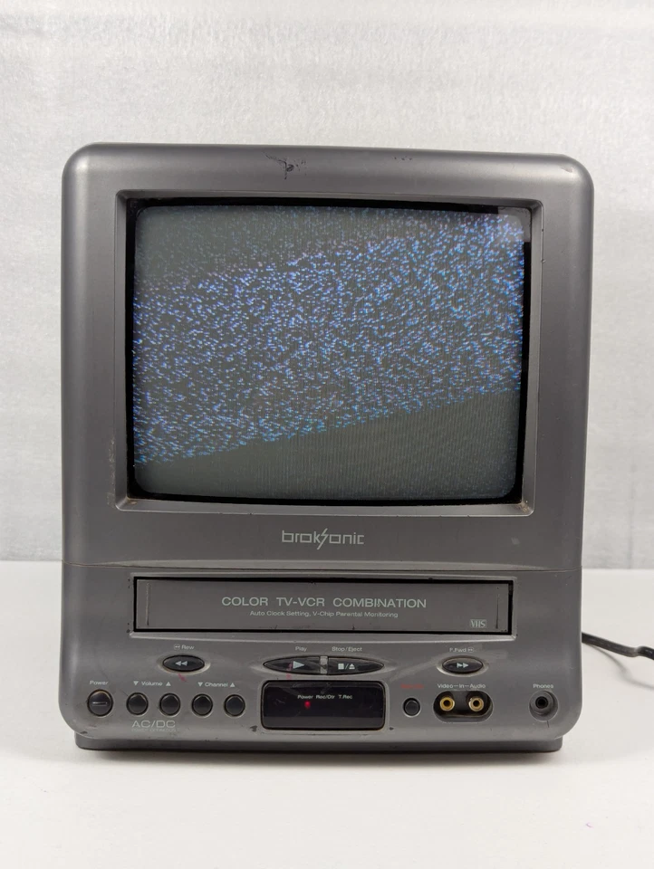 Broksonic CTSGT-2799C CRT TV VCR Combo 480i - 9" - Image 2 of 4