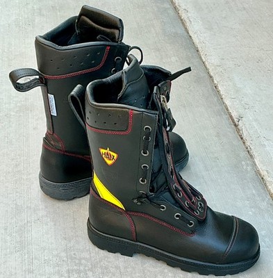 New Haix Fire Flash Firefighting Boots, Size 9.5 US
