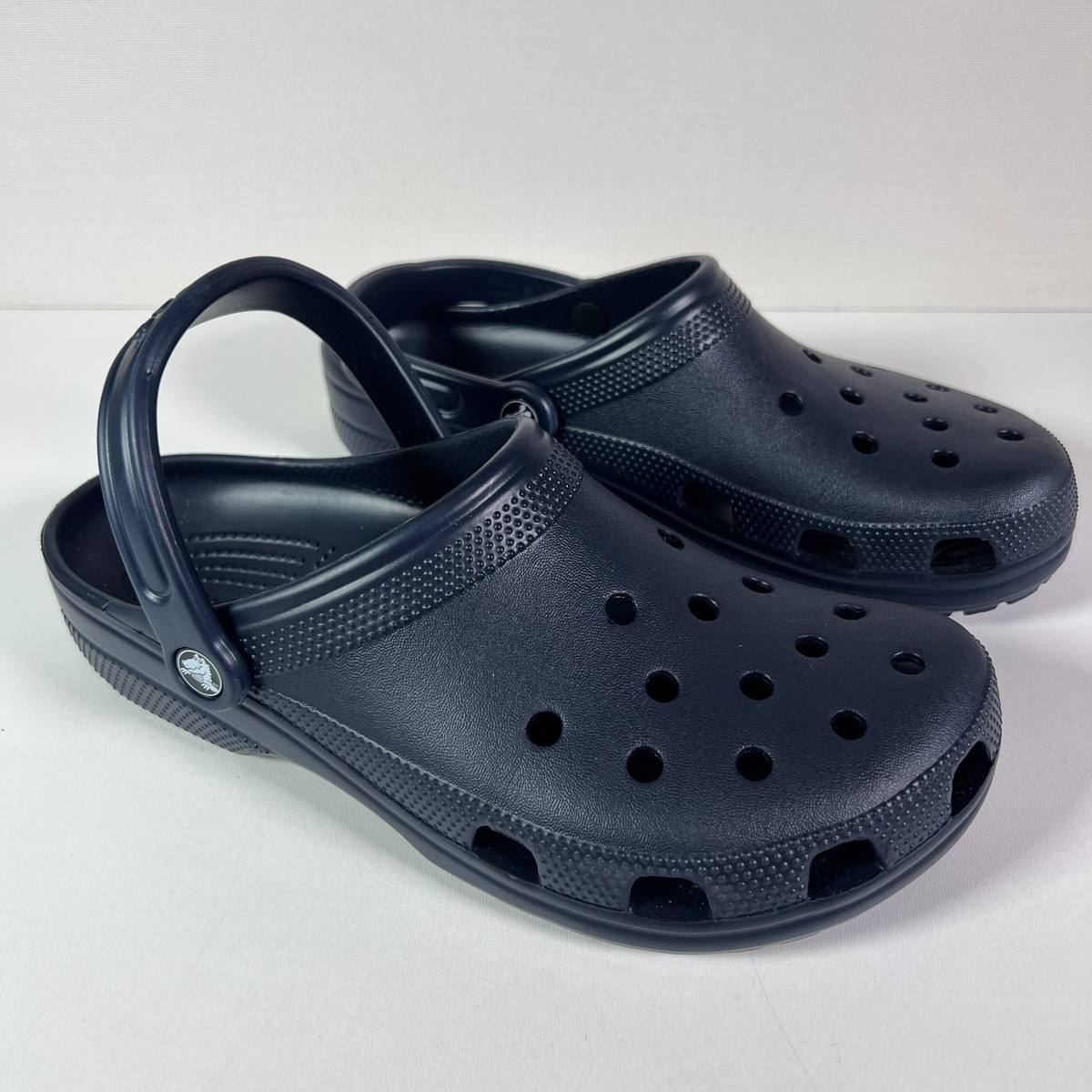 Crocs Classic Slip On Clog Navy Blue Unisex Men display picture 2