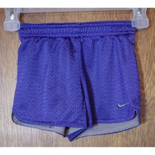 Nike Dri-FIT Kids Mesh Athletic Shorts Navy Size 5 Running Gym Performance