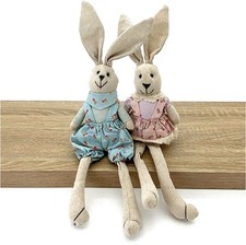 Ostern Deko Hase Landhaus Tilda Stoff Kantenhocker Osterdeko Osterhase Typ740