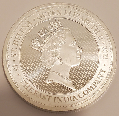 1 oz 2021 Saint Helena Napoleon Angel .999 Silver Coin | East