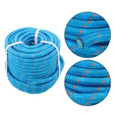 0.55in x 125ft Double Braided Arborist Rope Static Rope For Tree Work Halyard