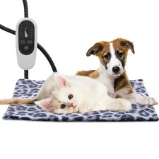 MET Certified Pet Heating Pad, 2025 New Upgrade Heated Cat Bed Indoor with Au...