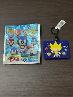 Sonic the Hedgehog 35th Anniversary Bag Clip Keychain CHASE - Super Sonic