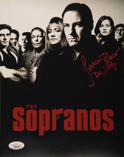 Lorraine Bracco Signed 8x10 The Sopranos Dr. Melfi cast photo Autographed JSA