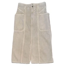 Isabel Marant Étoile Midi Denim Skirt Womens Sz US 8 FR 40 Designer Chic Grunge