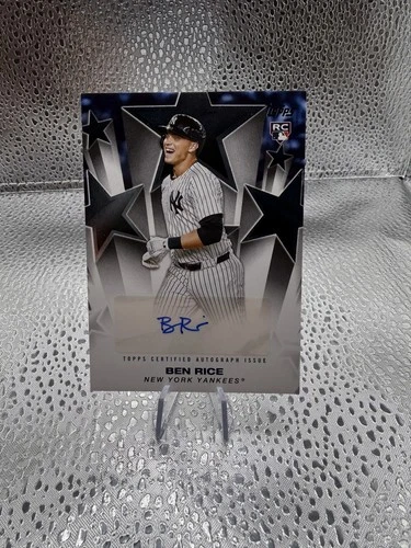2025 Topps Baseball Stars Update Autograph - BEN RICE - Rookie Auto - Yankees
