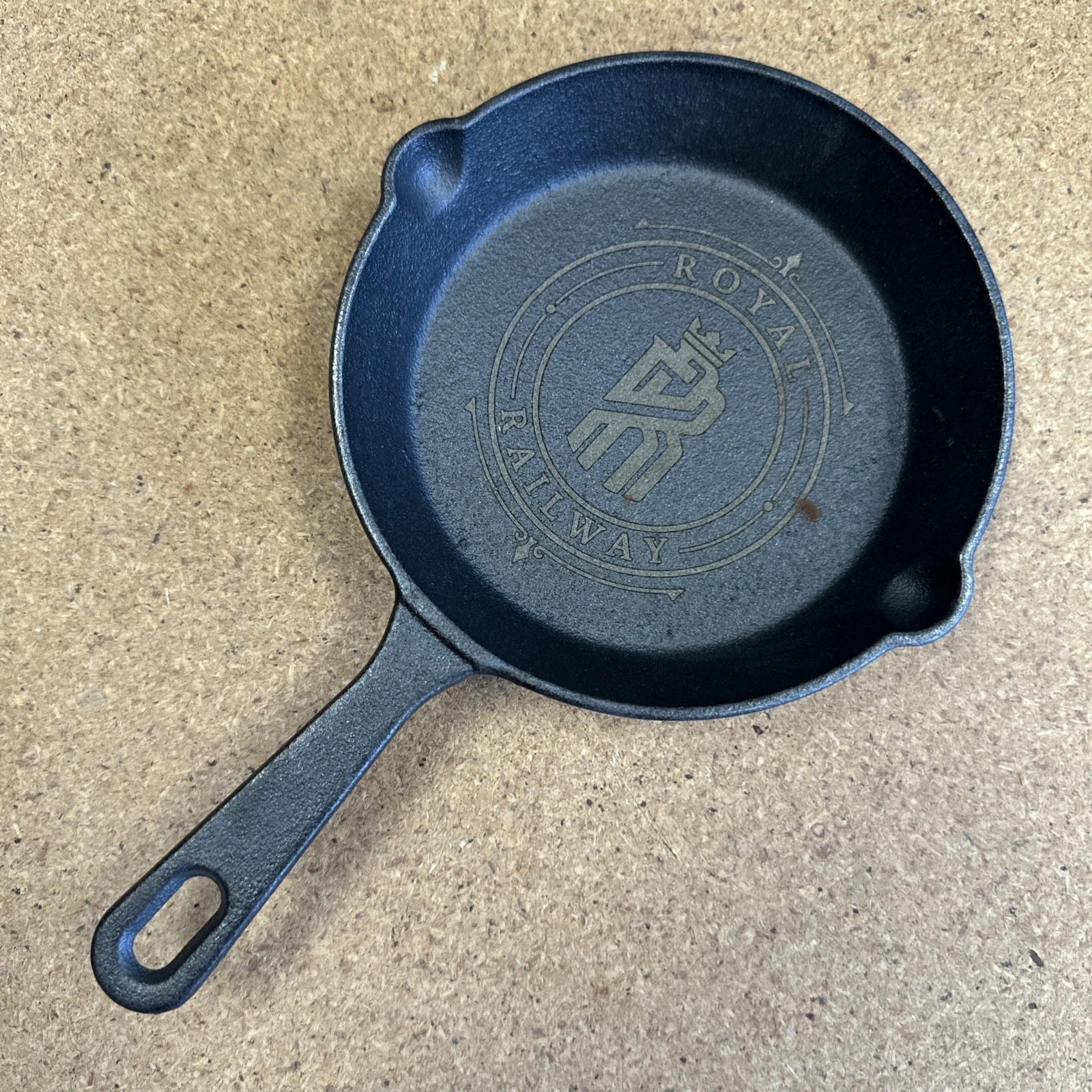 Limited Edition Royal Railway Cast Iron Skillet 4 1/2"