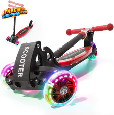 3 Wheel Scooter for Kids Ages 3-12 LED Light Up Kids Kick Scooter Portable......