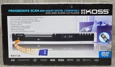 Koss KS4125 DVD/CD Player Progressive Scan - NEW -