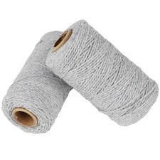 656 Feet Cotton Baker's Twine Spool 10 Ply,Crafts Twine String for DIY Crafts...