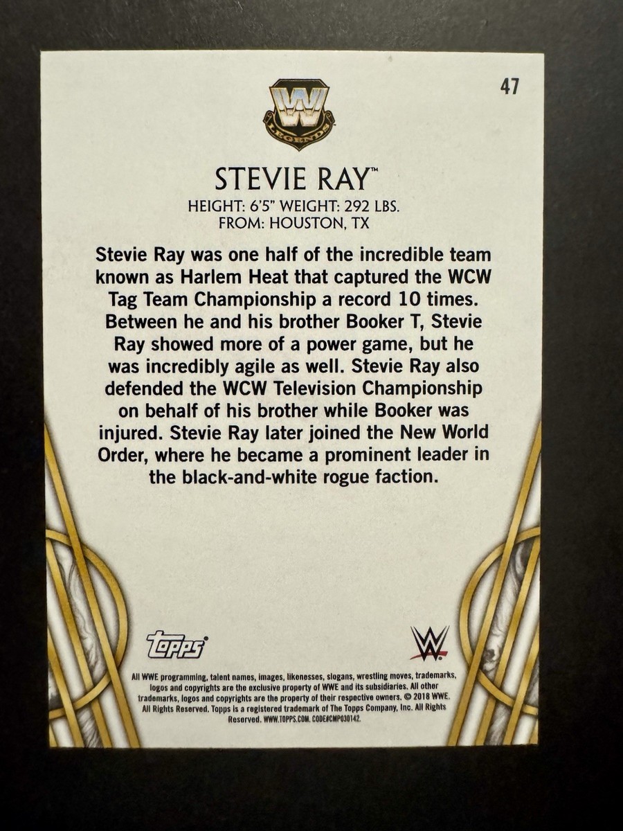 2018 Topps Legends of the WWE - Legends Stevie Ray #47 Blue /25