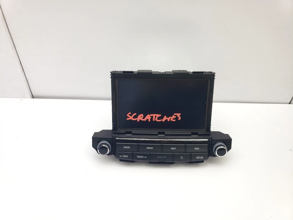 HYUNDAI TUCSON MK3 TL STEREO HEAD UNIT SAT NAV 96560D71104X 2018 - Image 2 of 4