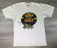 Vintage War In The Gulf Shirt Iraq US War Made in USA Mens Size Large