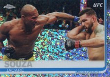 2019 TOPPS UFC CHROME Diamond Hot Box  Refractor #99 Jacaré Souza - Middleweight