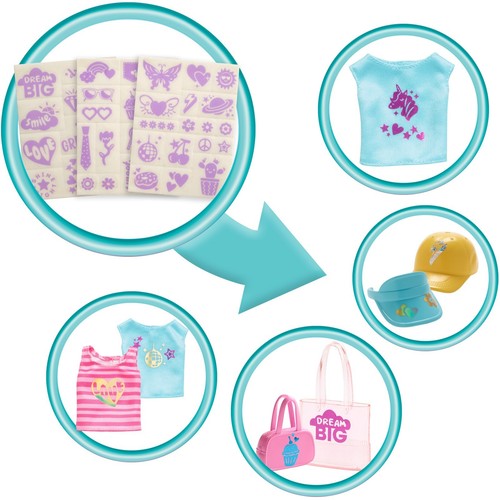 Barbie Boutique Moda playset con bambola e accessori HKT78 -nuovo-Italia - Foto 4 di 6