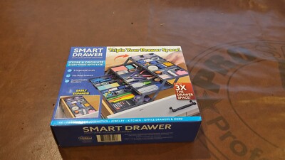 Smart Drawer Organizer Standard Drawers-Multi-level Jewelry Holder Declutter NIB