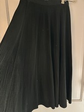 Vintage Accordion Tight Pleated Skirt XS Midi Academia Casual Handmade