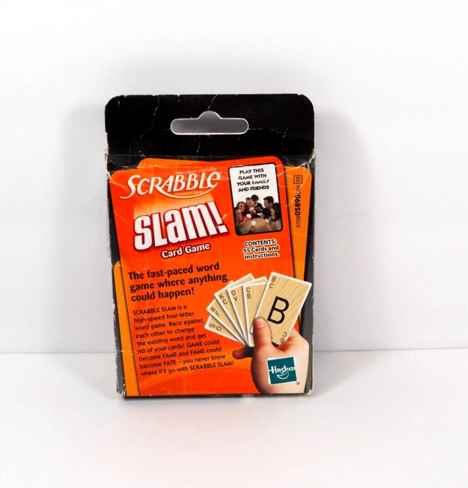Scrabble Slam Card Game, 55 Cards Instructions Included In Good Condition - Image 2 of 4