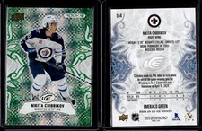 2024-25 Upper Deck Ice Emerald Green Rookie #104 Nikita Chibrikov