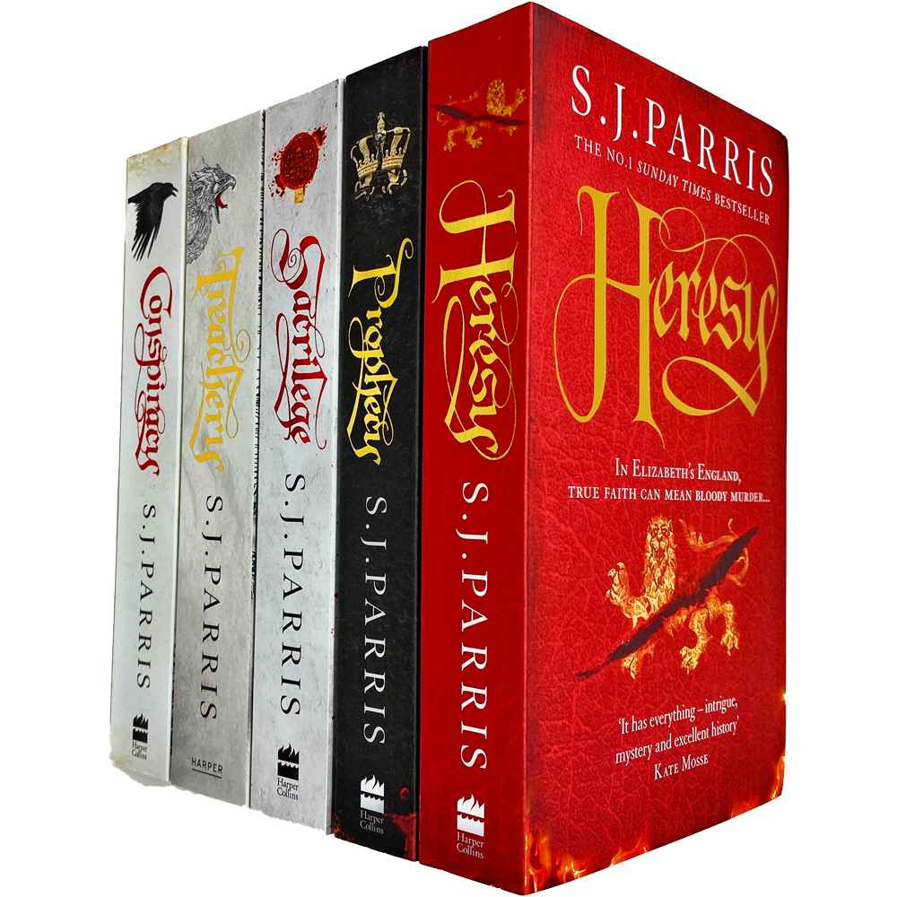 The Giordano Bruno Series 5 Book Collection by S.J. Parris - Fiction - Paperback
