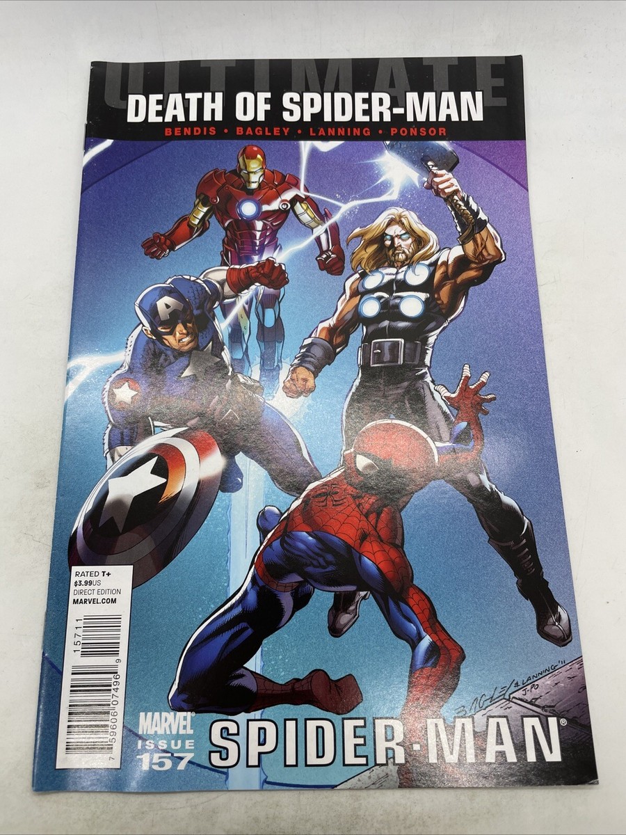 Ultimate Spider-Man #157 Death of Spider-Man (Marvel Comics