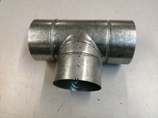 RACCORDO A T TUBI STUFA ZINCATI DIAMETRI VARI